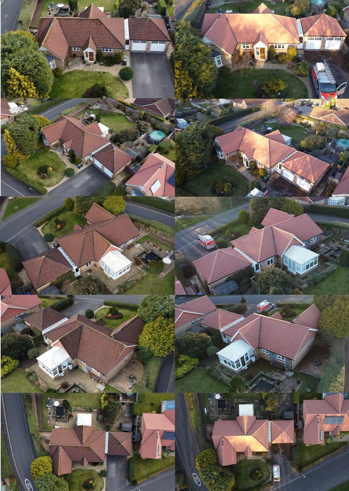 Soft wash roof cleaning in South Wales